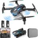 Drone with camera 1080P HD,RC Foldable Drone for kids and Beginners,Altitude Hold,One Key Off/Land,Headless Mode,2 Batteries, Toys Gifts for Boys and Girls