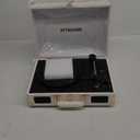 Vinyl Record Player with Built-in Speakers 3-Speed Vintage Record Player Bluetooth Portable Suitcase Turntable Belt-Driven LP Player Support RCA Output and Headphone Output (White Rose Gold)