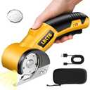 Electric Scissors, Cardboard Cutter, with LED Light, High-Efficiency Brushless Motor, 2000mAh Battery, Tungsten Steel Blade, Suitable for Cloth, Cardboard, Leather, Carpet Wire Rope Cutters