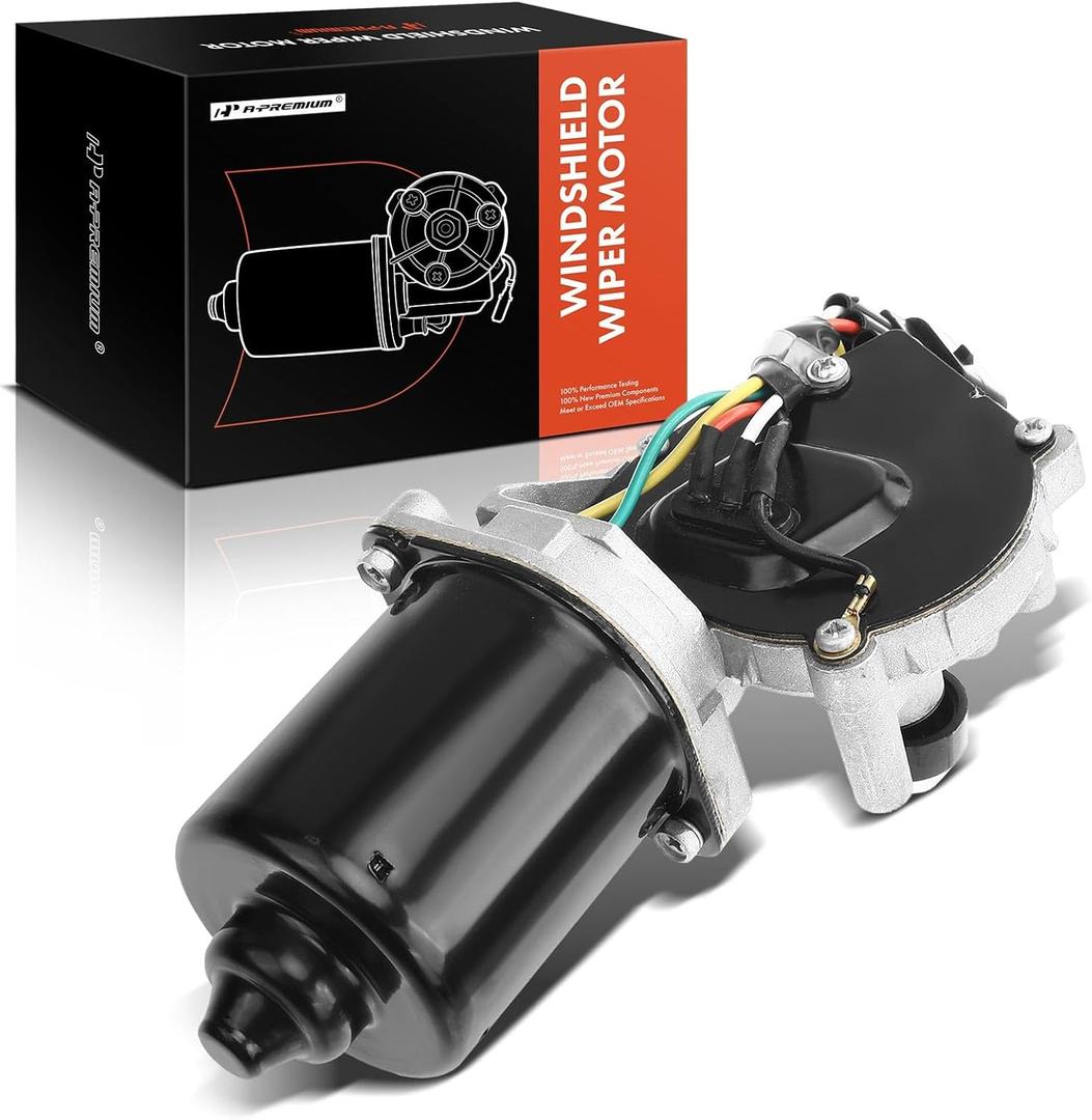 A-Premium Front Windshield Wiper Motor Compatible with Hyundai Elantra 2012-2016, Elantra Coupe 2013-2014 & Kia Forte 2014-2018, Forte Koup 2014-2016, Forte5 2014-2018, 5-Pin