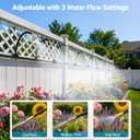 Thiswing 100FT 360 Adjustable Irrigation System for Garden 1/4" Tubing with 18 Nozzles, Automatic Watering Misting System, Sprinkler for Garden, Raised Bed, Lawn, Plants
