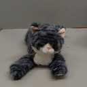 Black Cat Stuffed Animals, Microwavable Stuffed Animal Adorable Fluffy Cat Plush for Warmth & Comfort, Heatable Coolable Lavender Scent Cat Toy, Cute Soft Plushies Cat Gifts for Kids Boy Girls & Adult