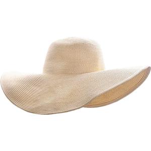 Wide Brim Roll-up Big Beautiful Solid Color Floppy Hat
