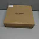 Women's High Heel Sandals Open Toe Ankle Tie Dressy Heeled Sandals for Prom, Party, Evening Events, 3.93 Inch Comfortable Thin Block Heels (11, Gold)