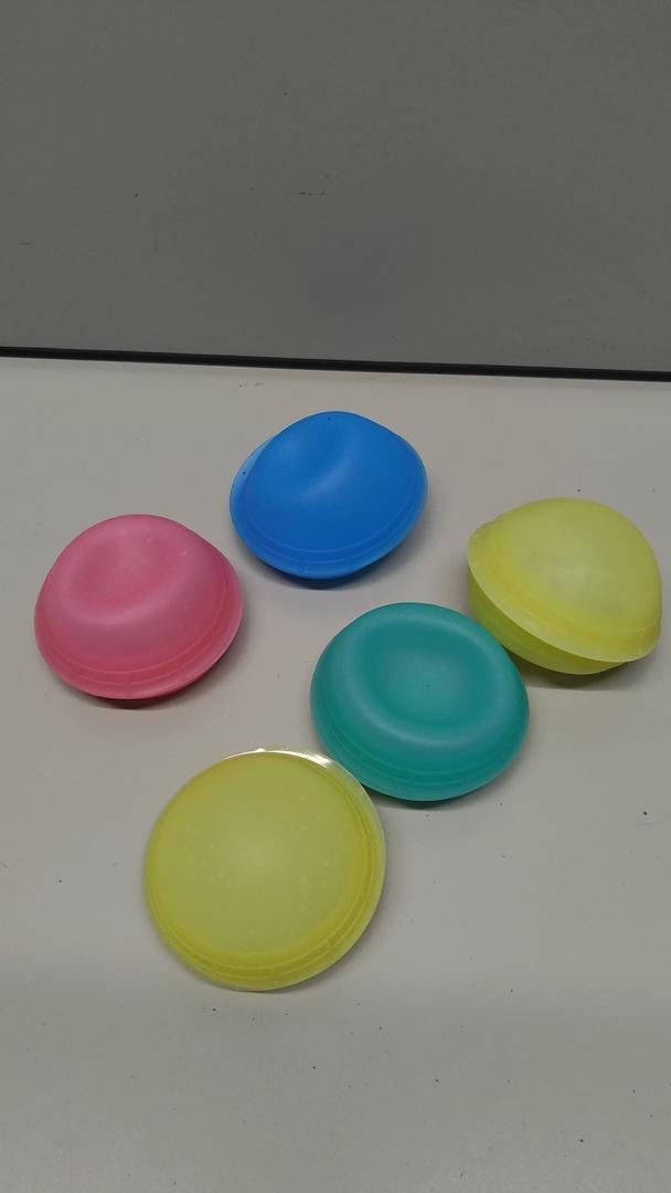 AROIC 12Pcs Reusable Water Balloons, Refillable Splash Balls for Kids and Adults, Soft Silicone Pool Beach Toys, Quick Fill Water Bombs for Summer Outdoor Games, Backyard Party Supplies Birthday Gifts