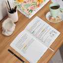 2 x Lined Journal Notebook for Women, A5 Hardcover Leather Journaling Notebooks for Writing, 200 Pages Travel Journal, College Ruled Notebook for Work School, Note Taking 5.75'' X 8.38'' Yellow Floral