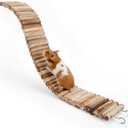 Niteangel Hamster Suspension Bridge Toy - Long Climbing Ladder for Dwarf Syrian Hamster Mice Mouse Gerbils and Other Small Animals (25.6L x 3.15W)