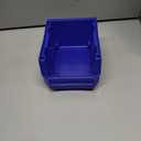 ReadySpace Plastic Containers for Organizing and Storage Bins for Closet, Kitchen, Office, Garage or Pantry Organization, Stackable Bins, Large (14.8" x 8" x 7"), 24-Pack, Blue And Res