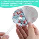 Breling 18 Pack Feeding Tube Pads Button Pad Gtube Button Covers Reusable g Tube Cutie Dinosaur Feeding Supplies for Kids Baby Breastfeeding Nursing Care (Dinosaur)