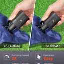ETENWOLF AIR 3 Air Pump for Inflatables with 2600 mAh Battery & Camping Light, Ultra-Fast and Mini Electric Air Pump, Inflate Deflate for Air Mattress, Pool Floats, Vacuum Storage Bags