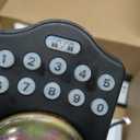 Amazon Basics Electronic Keypad Deadbolt Door Lock with Auto Lock, Touch-Control Keyless Entry, Customizable User Codes, Traditional Design, Matte Black, 1-Pack