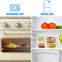 20-Pack Reusable 2-Compartment Snack and Sauce Containers, Portable Double Condiment Plastic Containers with Lids for Home, Lunch, Camping