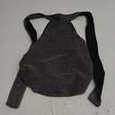 SweatyRocks Women's Glitter Halter Crop Tops Backless Ruhced Going Out Party Sexy Top Clubwear (Black), Size: Small