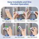 5-Pack Child Proof Refrigerator Lock with 3M Adhesive, Baby Child Safety Cabinet Locks, Kids Safety Fridge Locks for Oven Drawers Freezer Door Latches- White