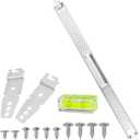 W10426979 24" Dishwasher Mounting Bracket Kit with Column Level and Screws for Granite and Quartz Countertops, Compatible with Whirlpool KitchenAid Maytag, Replaces 8269145 AH3632890 EA3632890