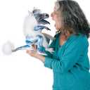 Folkmanis Ice Dragon Hand Puppet, 17 x 10 x 17 in