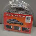 Cowles Custom - Enhanced 18ft Chrome U-Channel Edge Guard Trim, 18feet Rubber Bumper Protector accessory, Door Guard for Cars, Trucks, SUV, ATV, Boats