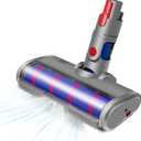 Garbage fighter Quick-Release Soft Cleaner Head Attachment for Dyson V7 V8 V10 V11 V15 Models Cordless Stick Vacuum Cleaner Parts Hardwood Floor Replacement with LED Dust Detect Light