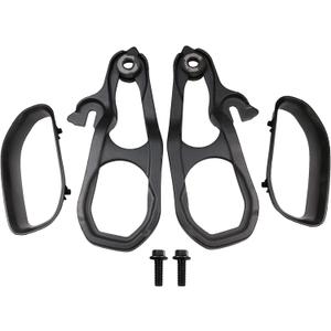 JDMSPEED New Heavy Daty Front Car Tow Hooks Left & Right with Hardware Black Replacement for Dodge Ram 1500 DT with 3.6L 5.7L Engine 2019 2020 2021 2022 Replaces 82215268AB 82215268AB 68272945AB