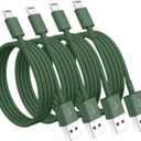 4 Pack [Apple MFi Certified] Apple Charging Cables 3ft, iPhone Chargers Lightning Cable 3 Foot, Fast iPhone Charging Cord for iPhone 14/14Pro/13/13Pro/12/11/11Pro/11Max/ X/XS/XR/XS Max/8, Ipad(Green)