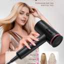 Hair Dryer, 1800W Ionic Hair Dryer with 3 Smart Mode, Fast Drying Blow Dryer, No Heat Damage, Low Noise, Lightweight, Professional Hairdryer with Diffuser for All Hair, Travel, Home-Alternative Items