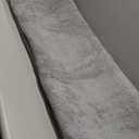 Grey Area Rugs 4x6, Soft Memory-Foam for Bedroom, Thick for Nursery Room, Washable Dorm Apartment Floor Carpet