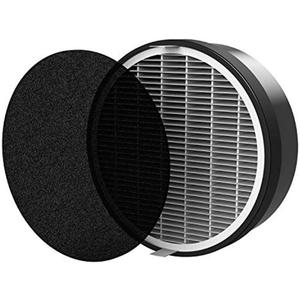 Vornado MD1-0039 Replacement 3-in-1 True HEPA Filter Cartridge, Fits Select Air Purifier Models, Disposable, No Cleaning Required, Replace Every 6 Months - Includes True HEPA, Carbon, and Pre-Filter