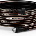Garden Hose 50ft,Water Hose Heavy Duty,Flexible and Durable, Lightweight Hybrid Hose with Swivel Handle,Leakproof Hose Male to Female Fittings