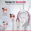 Stethoscope Replacement Tubing Compatible with Littman Classic III  Durable, Flexible Stethoscope Tube Accessory to Replace Damaged Tubing (Caribbean Blue)