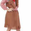Fun Shack Cowgirl Outfit for Kids - Girls Cowgirl Fancy Dress Costume - Western Themed Dress Up for Parties, Size M