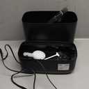 JRD Humidifiers for Bedroom, Ultrasonic Humidifier 4L for Large Room, Cool Mist Top-Fill, 40H Run, 12H Timer, 360 Nozzle, Aroma Diffuser, 7-Color Night Light for Home, Office, Baby, Pets, Plants (Black)