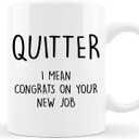 New Job Mug, Coworker Leaving Coffee Mug, Farewell Mug for Coworker, Goodbye Cup For Coworker (White Ceramic Mug, 11 oz)