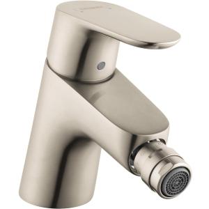 hansgrohe Focus Single-Hole Bidet Faucet with Lever Handle in Brushed Nickel, 1.5 GPM, 31920821