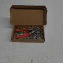 803Pcs Grommet Eyelet Pliers Kit, 1/4 Inch Grommet Tool Kit with 800 Metal Eyelets, Grommet Hand Press kit for Leather Crafts(Inside Dia: 6.4mm/Outer Dia: 12mm (A.I.S.)/Flange Width: ~3mm)