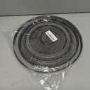 Collapsible Microwave Splatter Cover, Microwave Plate Cover With Steam Vent(Set of 3,black) (8.5 IN, 10.5 IN, 12.3 IN (Set of 3))