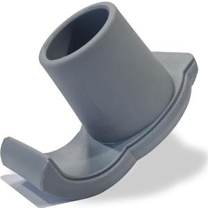 Walker Ski Glides for Folding Walkers | Non-Slip Winter Walker Accessories Tips for Outdoor Use | Fits Standard Rollators & Walkers with 1-1/8 Inch Legs - Set of 4, Grey