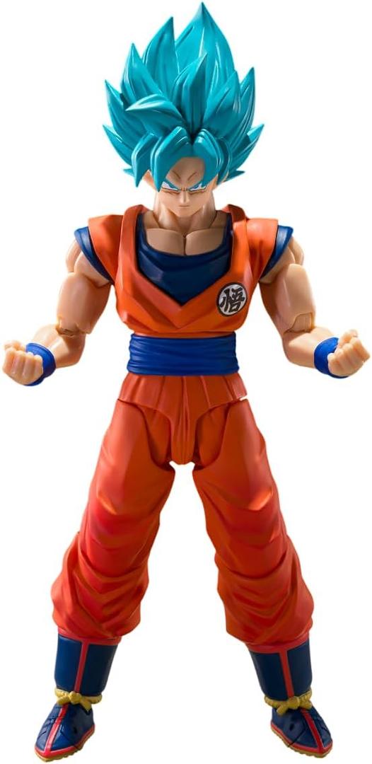 TAMASHII NATIONS - Dragon Ball Super - Super Saiyan God Super Saiyan Son Goku (Blue Power Transcending Limits) S.H.Figuarts Action Figure