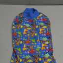 PetWarm Dog Protective Suit, Surgery Suit for Dogs, Onesie for Dogs, Anti-Licking Dog Surgical Recovery Pajamas, Bodysuit for Abdominal Affected Areas Sensitive Skin Areas, Zoo Pattern, Blue, M (Medium (Back:13.4-16.1'', Weight:14-25LB))