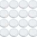 GORGECRAFT 16pcs Mason Flower Jar Insert Lid Plants Organizer Frog Lids Hexagon Pattern Glass Bottle Covers for Regular Mouth Mason Canning Jars Fixed Tools Home Office, 67mm