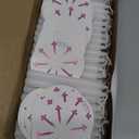 150 Church Candles with Drip Protectors for Devotional Candlelight Vigil Service, Box of 150 Candles, Unscented White 5" H X 1/2" D, No Smoke