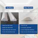 NeatiEase 8 Set Peel and Stick Wall Molding Trim Kit, 16" x20" Premade Wainscoting Panels, Self Adhesive Moulding Panel for Interior Walls Picture Frame