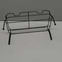 Blulu Metal Beverage Dispenser Stand for Parties Double Drink Stand Dispenser Holder Stand for Glass Jar Bottles(2 Gallon)