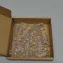 Cobahom 24 Pack Small Hair Claw Clips 1.2 Inch Plastic Hair Clips for Thin Hair No-Slip Mini Hair Clips Hair Styling Accessories for Women and Girls (White)