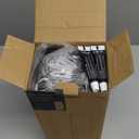 Shampoo and Conditioner Dispenser Bathroom Shower Soap Dispenser Wall Mounted Soap Dispenser No Drilling Required Extra Large Capacity Suitable for Hotel/Bathroom/Toilet White (Set of Two)