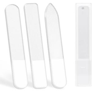 Premium Glass Nail File and Buffer Combo - Gentle Filing for Stronger, Healthier Nails