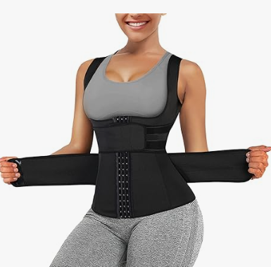 Eleady Waist Trainer Vest for Women Corset Trimmer Belt Slimming Body Shaper Tummy Control Cincher Workout Girdle 6XL