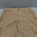 TBMPOY Women's Lightweight Hiking Pants Water Resistant Quick Dry Travel Work Outdoor Fishing Pants Zipper Pockets (Medium, Khaki)