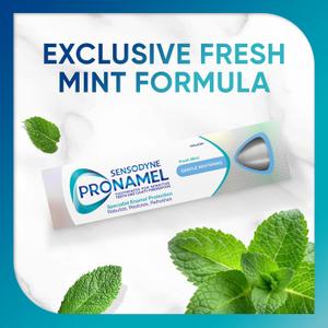 Sensodyne Pronamel Gentle Teeth Whitening Enamel Toothpaste for Sensitive Teeth, to Reharden and Strengthen Enamel, Fresh Mint - 4 Ounces (Pack of 3)