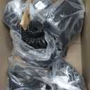 Billiard Pool Table Pockets Heavy Duty PU Leather Billiard Pockets Set of 6Including 4 Corner Pockets and 2 Side Pockets,Black