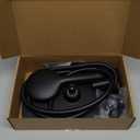 Veken 11.8 Inch Rain Shower Head with Handheld- High Pressure Dual Shower Heads with 5 Modes Handheld Spray Combo- Wide Rainfall Showerhead with Hose, Bathroom Accessories, Matte Black